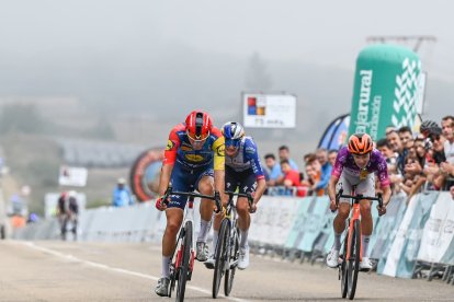 Imagen de la tercera etapa de la Vuelta a Burgos.