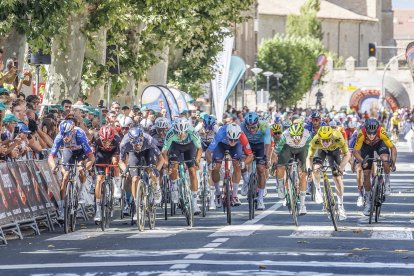 Imagen de la cuarta etapa de la Vuelta Burgos.