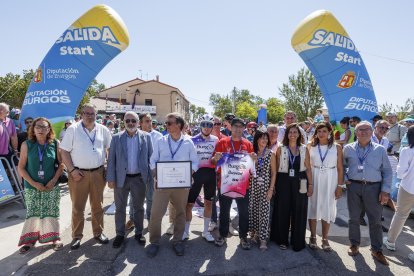 Imagen de la cuarta etapa de la Vuelta Burgos.