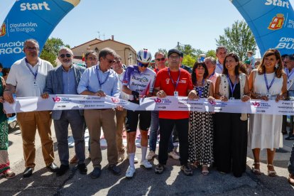Imagen de la cuarta etapa de la Vuelta Burgos.