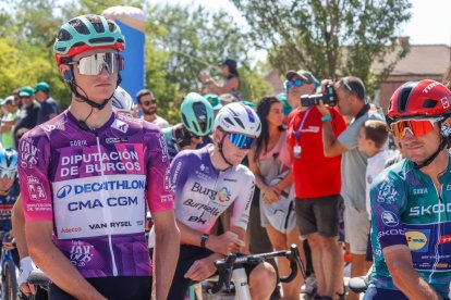 Imagen de la cuarta etapa de la Vuelta Burgos.