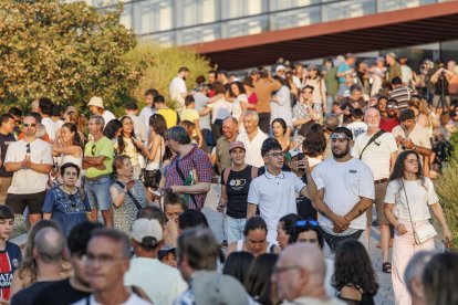 Instante del eclipse total en Burgos.