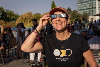 Instante del eclipse total de sol.