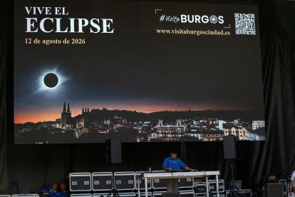 Instante del eclipse total de sol.