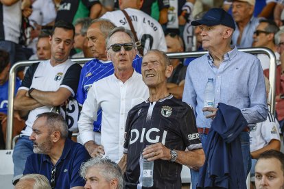 Imagen del partido entre el Burgos CF y el Córdoba.