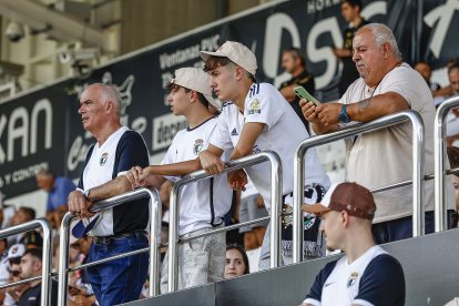 Imagen del partido entre el Burgos CF y el Córdoba.