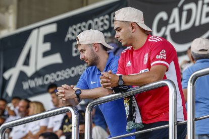 Imagen del partido entre el Burgos CF y el Córdoba.