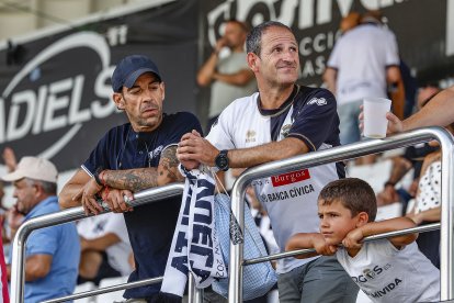 Imagen del partido entre el Burgos CF y el Córdoba.