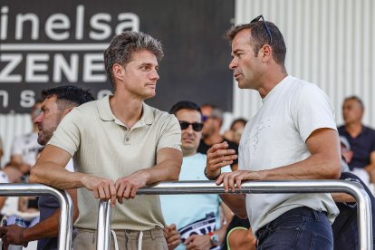 Imagen del partido entre el Burgos CF y el Córdoba.