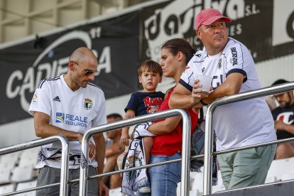 Imagen del partido entre el Burgos CF y el Córdoba.