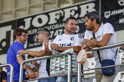 Imagen del partido entre el Burgos CF y el Córdoba.