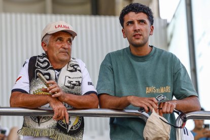 Imagen del partido entre el Burgos CF y el Córdoba.