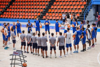 Imagen de la primera sesión de entrenamiento.