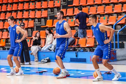 Imagen de la primera sesión de entrenamiento.