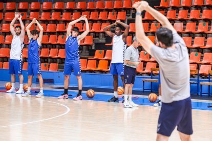 Imagen de la primera sesión de entrenamiento.