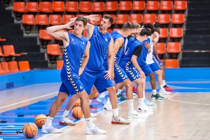 Imagen de la primera sesión de entrenamiento.