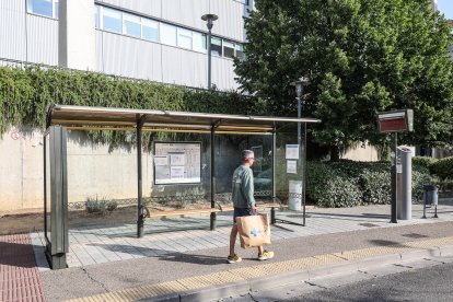 Imagen de los alrededores del HUBU y las obras del tercer búnker de radiología.