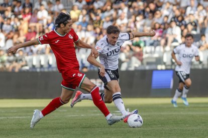 Imagen del partido entre el Burgos CF y la Real Sociedad B.