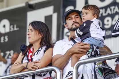 Imagen del partido entre el Burgos CF y la Real Sociedad B.