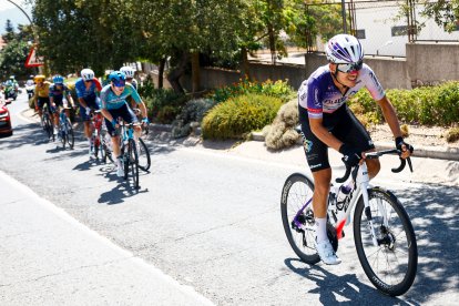 José Luis Faura, al ataque en la última semana de La Vuelta.