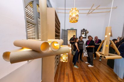 Nueve artistas forman parte de la muestra 'Un lugar entre la función y la forma' en la Quinta de San Agustín.