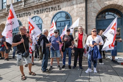 Así discurrió la manifestación por la vivienda en apoyo a Maricarmen en Burgos.