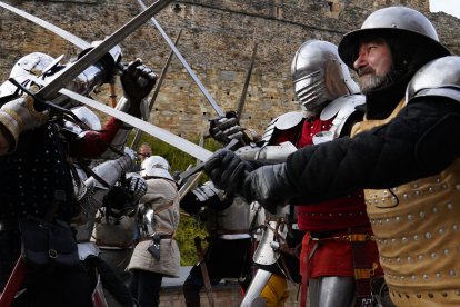 Recreación de la batalla de los Irmandiños en el Castillo de Ponferrada