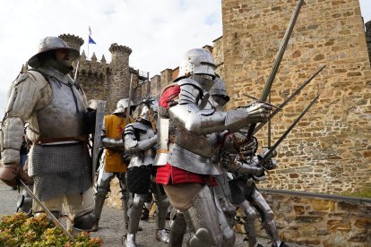 Recreación de la batalla de los Irmandiños en el Castillo de Ponferrada