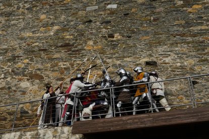 Recreación de la batalla de los Irmandiños en el Castillo de Ponferrada