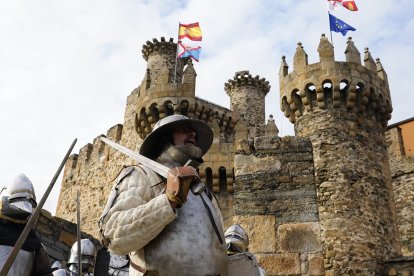 Recreación de la batalla de los Irmandiños en el Castillo de Ponferrada