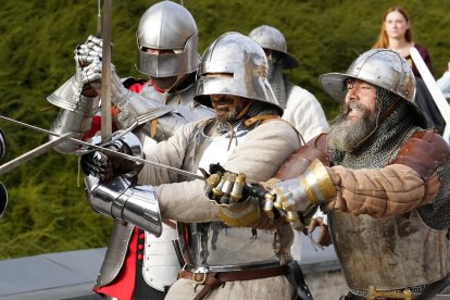 Recreación de la batalla de los Irmandiños en el Castillo de Ponferrada