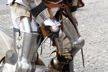 Recreación de la batalla de los Irmandiños en el Castillo de Ponferrada