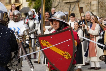 Recreación de la batalla de los Irmandiños en el Castillo de Ponferrada
