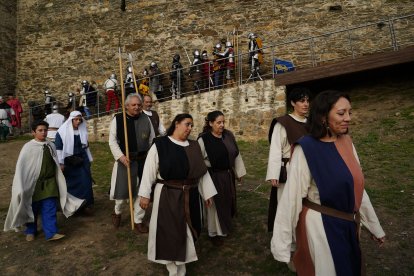Recreación de la batalla de los Irmandiños en el Castillo de Ponferrada