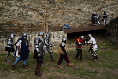 Recreación de la batalla de los Irmandiños en el Castillo de Ponferrada