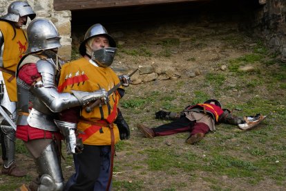 Recreación de la batalla de los Irmandiños en el Castillo de Ponferrada