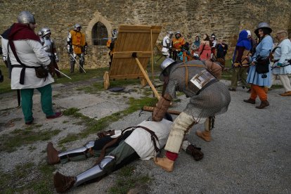 Recreación de la batalla de los Irmandiños en el Castillo de Ponferrada