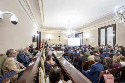 El Salón de Estrados del Palacio de la Diputación se llenó por completo.