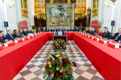 El Rey Felipe VI, asiste al Patronato de la Fundación Pro Real Academia Española