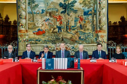 El Rey Felipe VI, asiste al Patronato de la Fundación Pro Real Academia Española