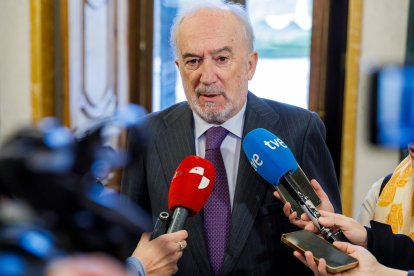 El vicepresidente de la Fundación Pro RAE, y director de la RAE, Santiago Muñoz Machado, asiste al Patronato de la Fundación Pro Real Academia Española