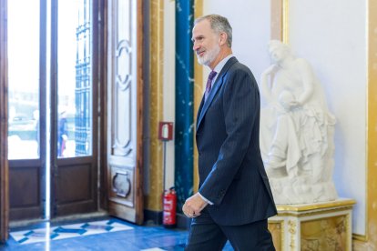 El Rey Felipe VI, asiste al Patronato de la Fundación Pro Real Academia Española