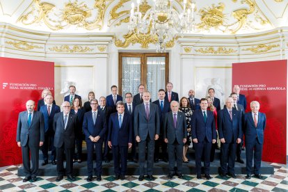 El Rey Felipe VI, asiste al Patronato de la Fundación Pro Real Academia Española
