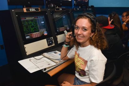 Laura fue una de los ocho jóvenes que en 2019 participaron en el Space Camp de la Administración Nacional de la Aeronáutica y del Espacio (NASA), situado en Huntsville (Alabama)