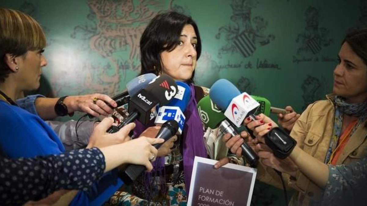 La diputada porivncial de Esquerra Unida Rosa Pérez Garijo, que denunció el 'caso Imelsa', en una imagen de archivo.-MIGUEL LORENZO