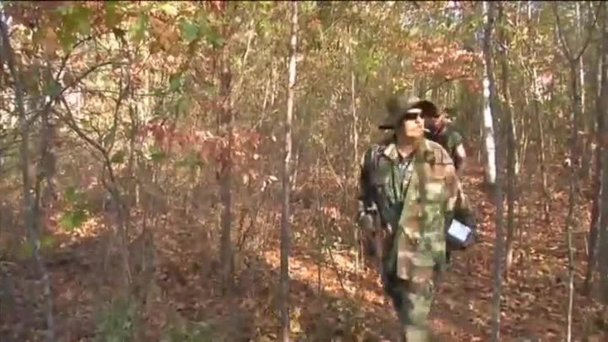 Milicias armadas partidarias de Trump se preparan militarmente en Jackson (Georgia, EEUU).-ATLAS