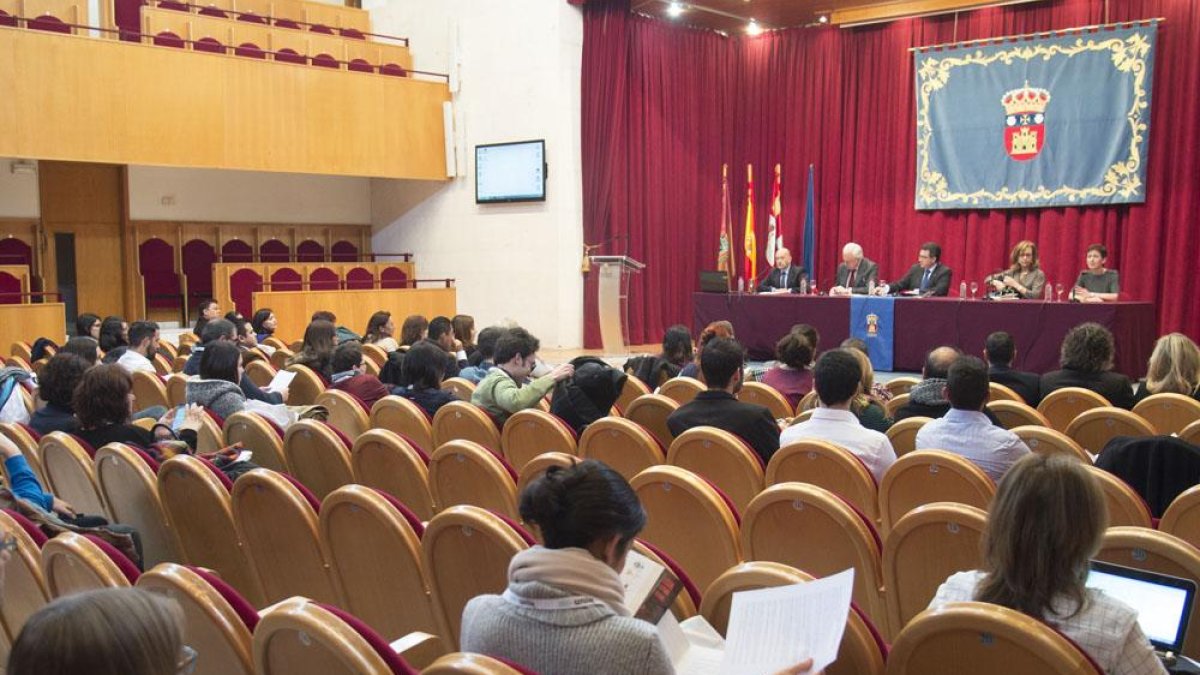 Un momento del IV Congreso de Justicia Restaurativa, que se celebró en la Universidad de Burgos.-ICAL