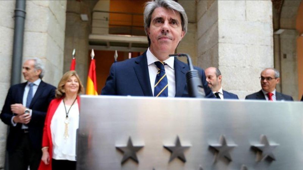 El presidente de la Comunidad de Madrid, Ángel Garrido.-JUAN MANUEL PRATS