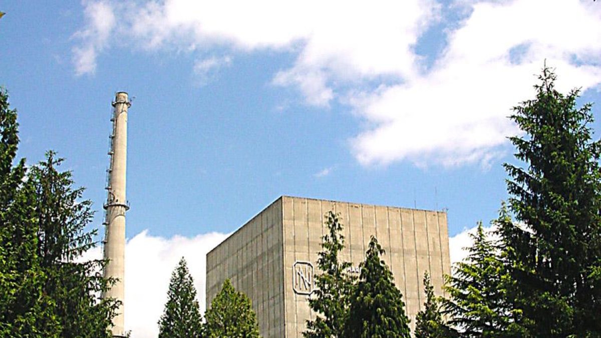 Imagen de la central nuclear de Santa María de Garoña, en Burgos.