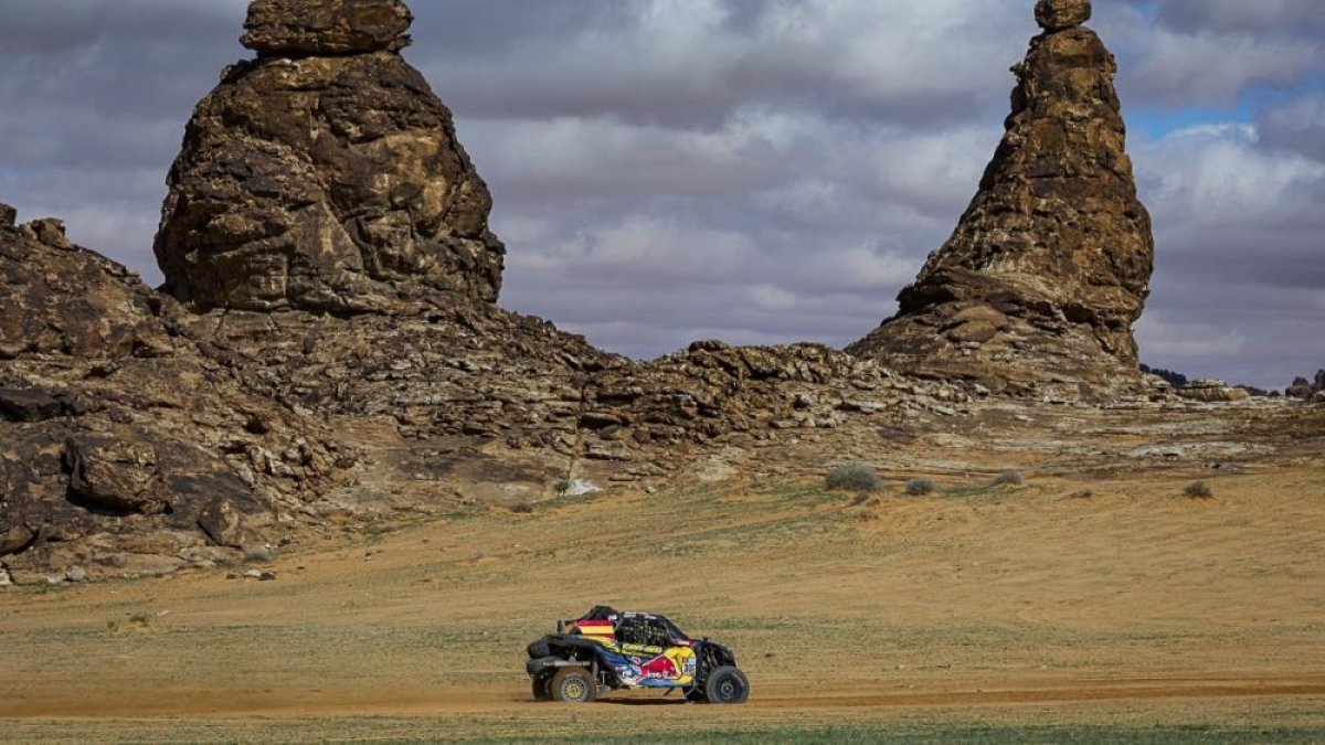 El Red Bull de Cristina Gutiérrez. FOTO: Dakar - Florent Gooden
